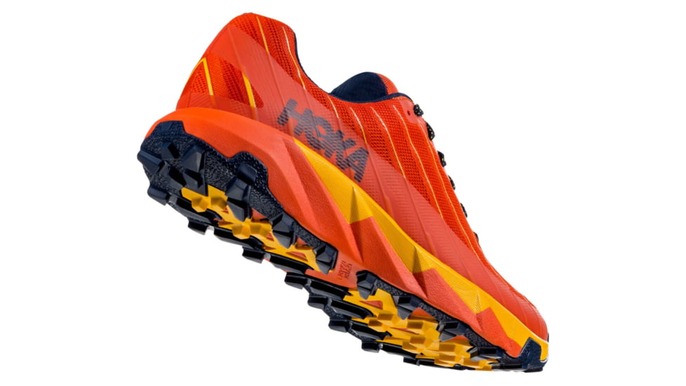 Hoka Torrent Running Shoes - Mens, Tangerine Tango / Old Gold, Medium, 7, 1097751-TTOG-07