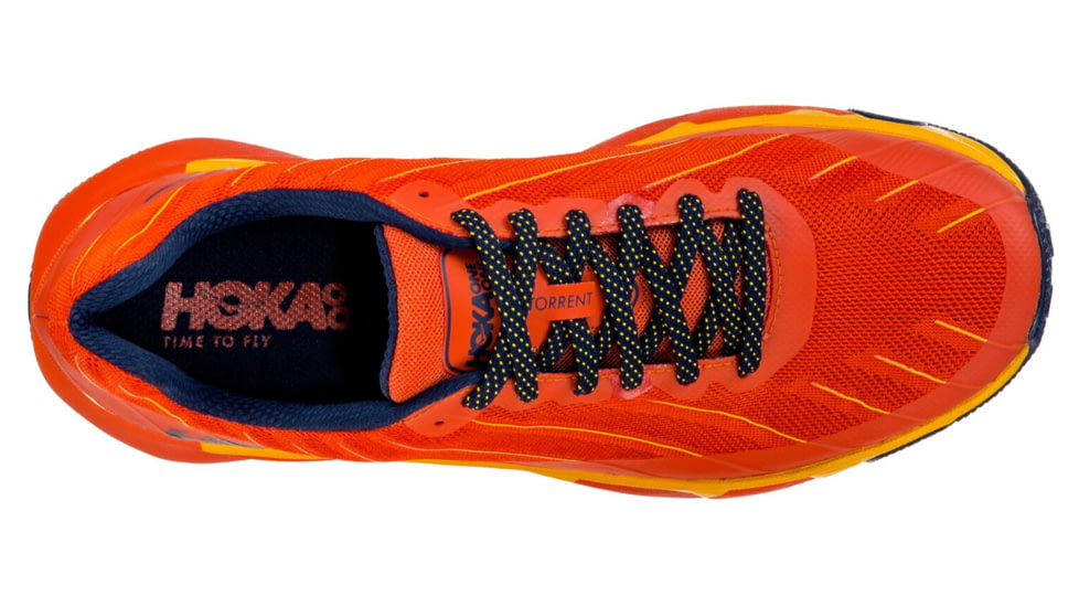 Hoka Torrent Running Shoes - Mens, Tangerine Tango / Old Gold, Medium, 7, 1097751-TTOG-07
