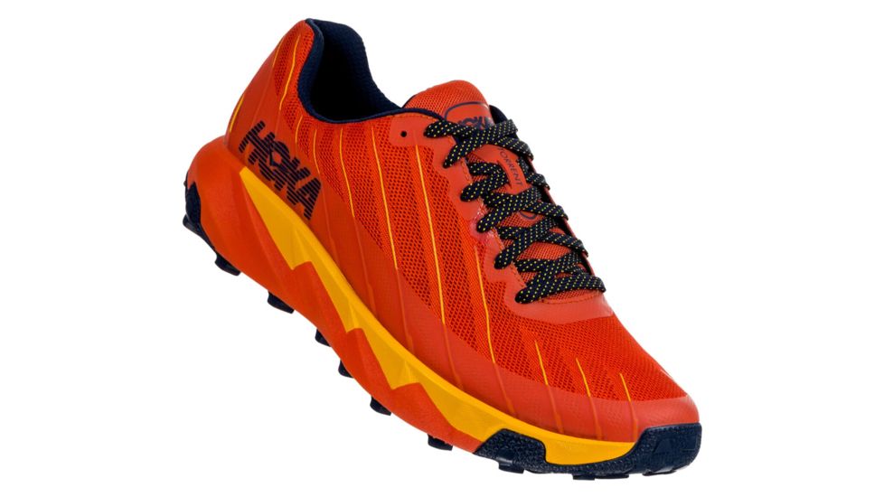 Hoka Torrent Running Shoes - Mens, Tangerine Tango / Old Gold, Medium, 7, 1097751-TTOG-07