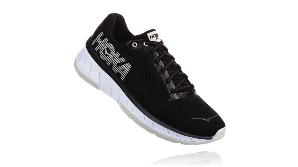 Hoka Women's Cavu Running Shoe, Black/White, 10 US, 1019282-BWHT-10