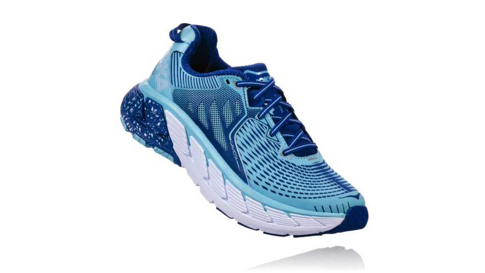 Hoka Women's Gaviota Road Running Shoe, Sky Blue/Surf The Web, 7.5 US, 1016303-SBSTW-7.5