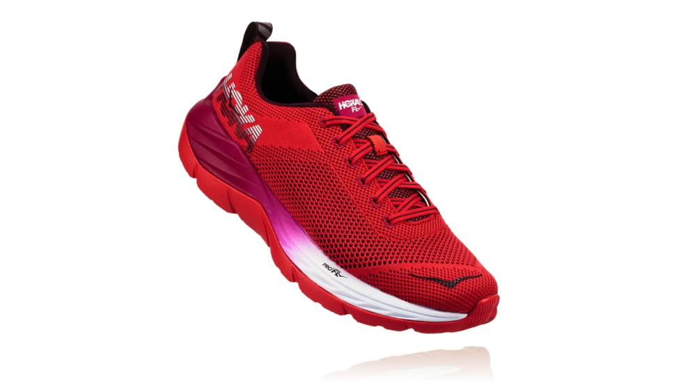 Hoka Women's Mach Road Running Shoe, Hibiscus/Cherries Jubilee, 5 US, 1019280-HCJB-5