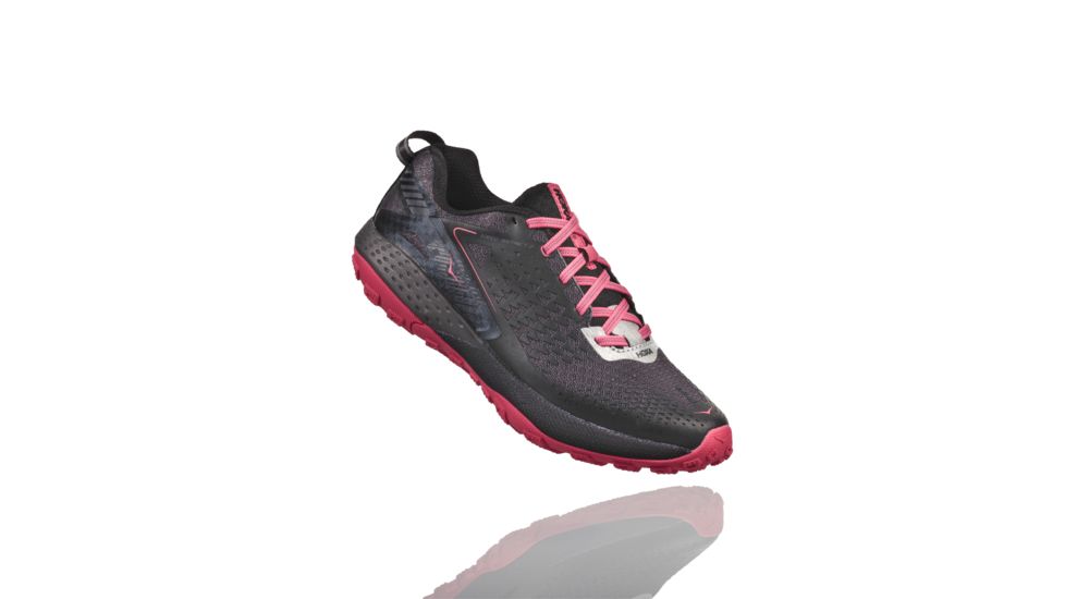Hoka Women's Speed Instinct 2 Trail Running Shoe, Black/Azalea, 5.5 US, 1016800-BAZL-5.5