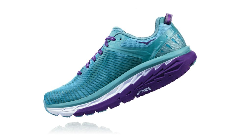Hoka Womens Arahi Road Running Shoe, Aquifer/Sea Angel, 8 US, 1019276-ASAN-8