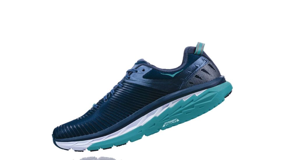 Hoka Women's Arahi Road Running Shoe, Poseidon/Vintage Indigo, 6 US, 1019278-PVIN-06D