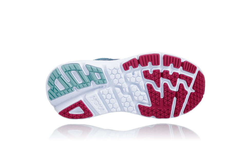 Hoka Womens Bondi 5 Road Running Shoe, Aquifer/Vintage Indigo, 10 US, 1014759-AVIG-10