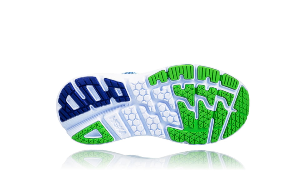 Hoka Womens Bondi 5 Road Running Shoe, Sky Blue/Surf The Web, 5 US, 1014759-SBSTW-5