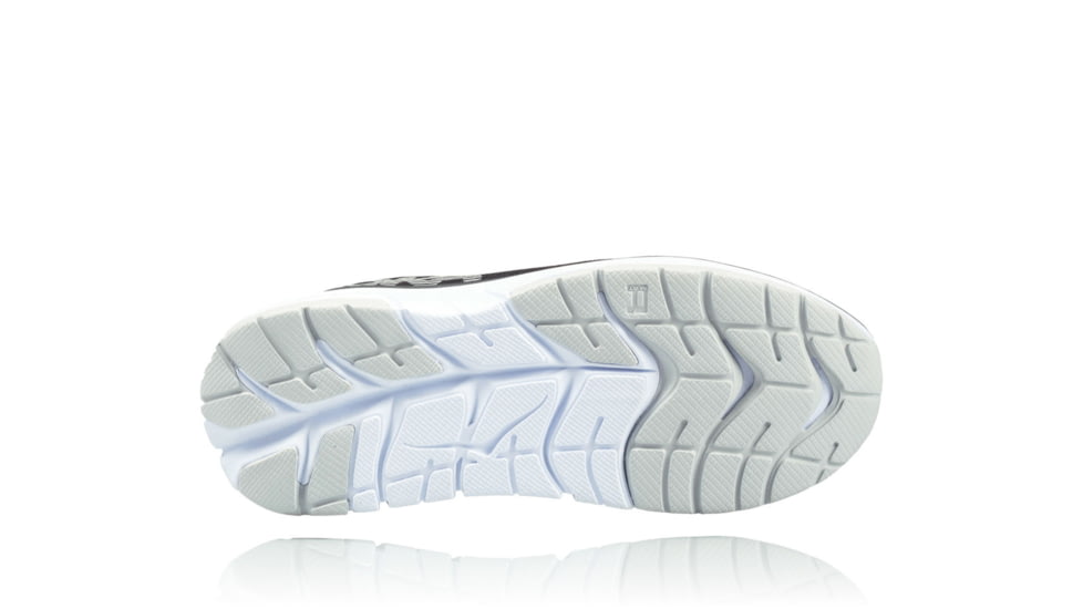 Hoka Womens Cavu Running Shoe, Black/White, 8 US, 1019282-BWHT-8