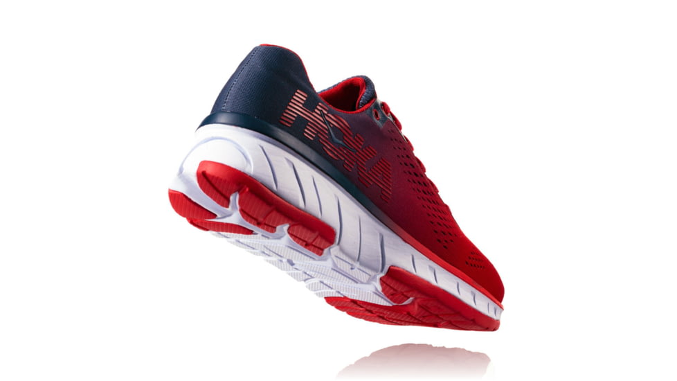 Hoka Womens Cavu Running Shoe, Vintage Indigo/Hibiscus, 9 US, 1019282-VIHB-9