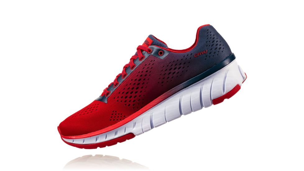 Hoka Womens Cavu Running Shoe, Vintage Indigo/Hibiscus, 9 US, 1019282-VIHB-9