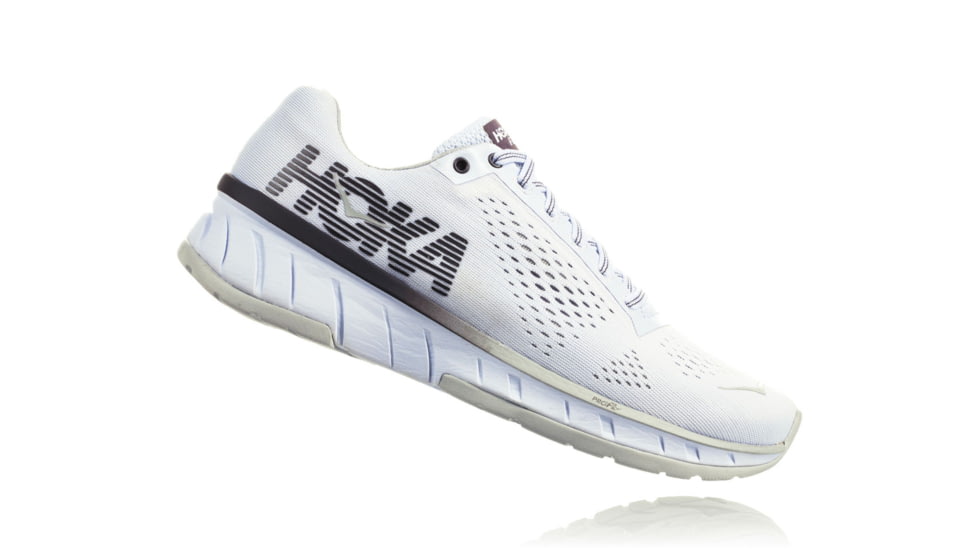 Hoka Womens Cavu Running Shoe, White/Blackened Pearl, 6 US, 1019282-WBPR-6