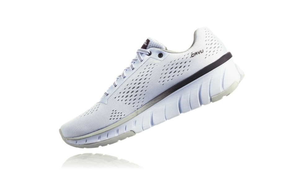 Hoka Womens Cavu Running Shoe, White/Blackened Pearl, 6 US, 1019282-WBPR-6
