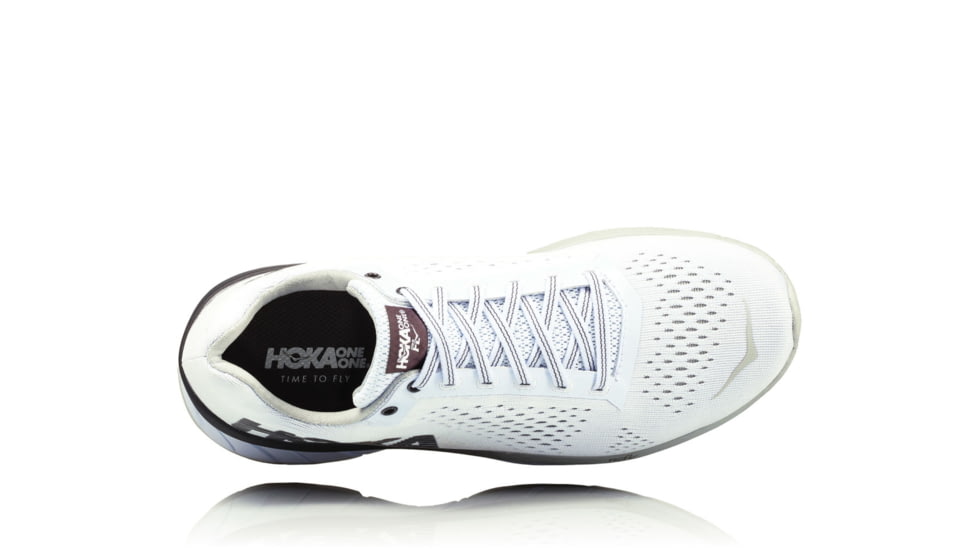 Hoka Womens Cavu Running Shoe, White/Blackened Pearl, 6 US, 1019282-WBPR-6