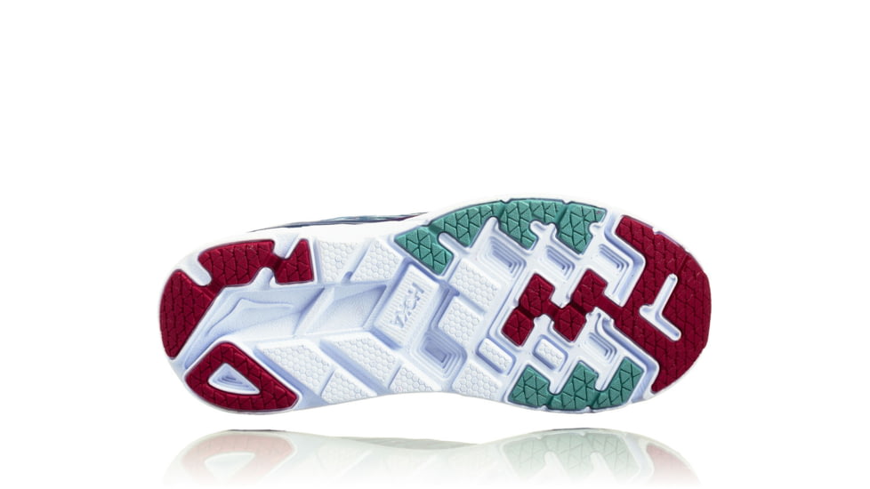 Hoka Womens Clifton 4 Road Running Shoe, Aquifer/Vintage Indigo, 5 US, 1016724-AVIG-5