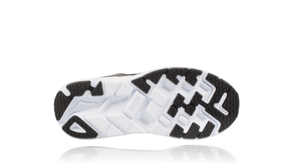 Hoka Womens Clifton 4 Road Running Shoe, Black/White, 7.5 US, 1016724-BWHT-7.5