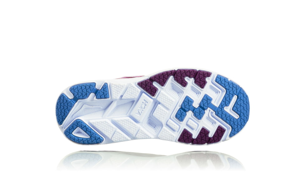 Hoka Womens Clifton 4 Road Running Shoe, Cherries Jubilee/Purple Passion, 5 US, 1016724-CJPP-5