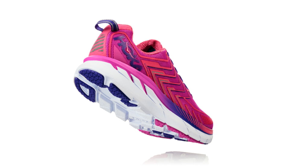 Hoka Womens Clifton 4 Road Running Shoe, Fuchsia/Hot Pink, 7 US, 1016724-FHPN-7