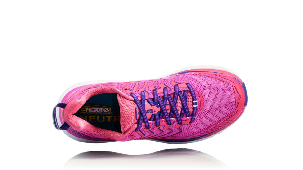 Hoka Womens Clifton 4 Road Running Shoe, Fuchsia/Hot Pink, 7 US, 1016724-FHPN-7