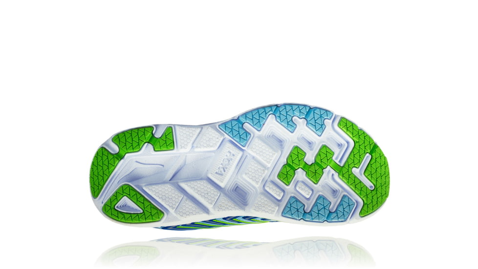 Hoka Womens Clifton 4 Road Running Shoe, Sky Blue/Surf The Web, 5 US, 1016724-SBSTW-5