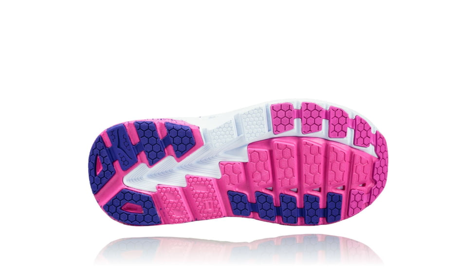 Hoka Womens Gaviota Road Running Shoe, Fuchsia/Liberty, 6.5 US, 1016303-FLBR-6.5