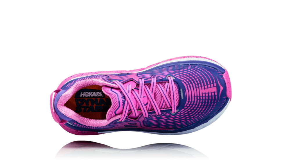 Hoka Womens Gaviota Road Running Shoe, Fuchsia/Liberty, 6.5 US, 1016303-FLBR-6.5