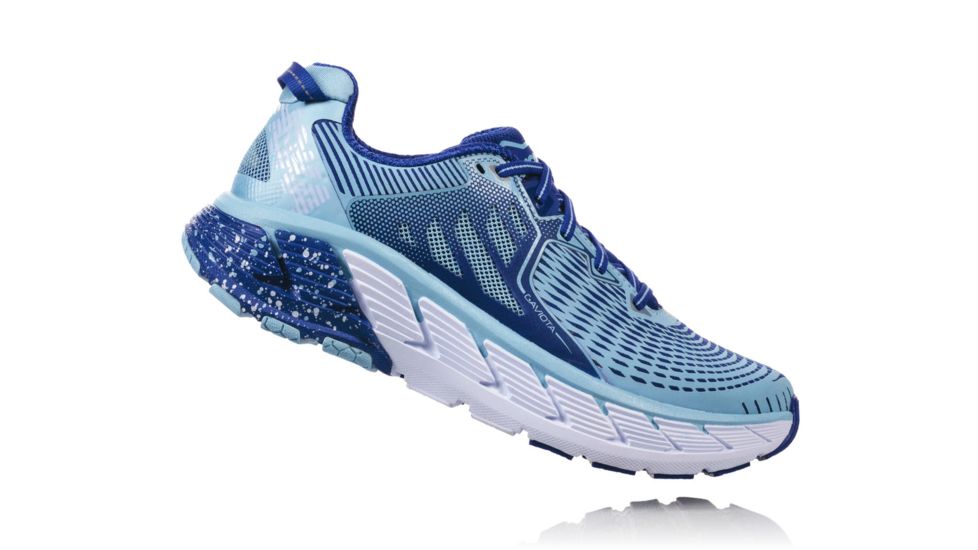 Hoka Womens Gaviota Road Running Shoe, Sky Blue/Surf The Web, 7 US, 1016303-SBSTW-7