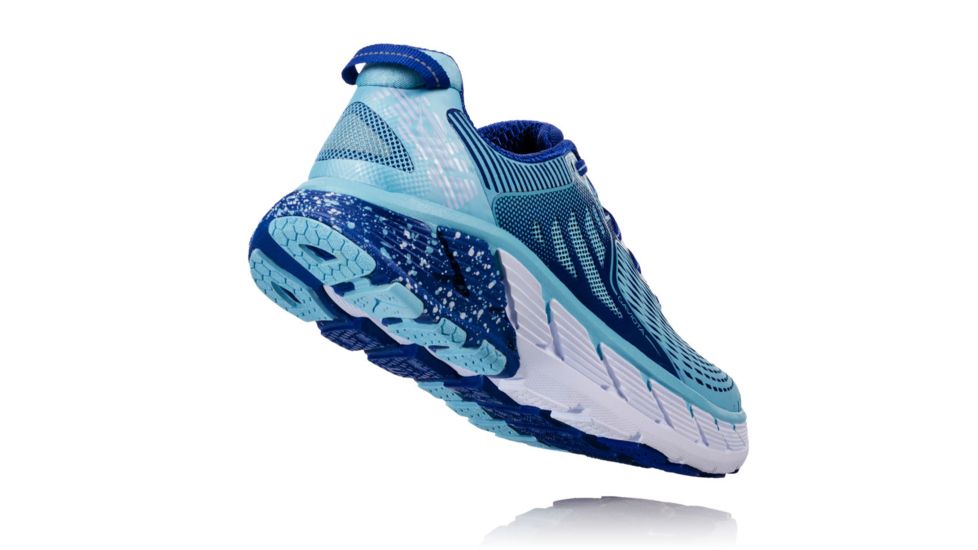 Hoka Womens Gaviota Road Running Shoe, Sky Blue/Surf The Web, 7 US, 1016303-SBSTW-7