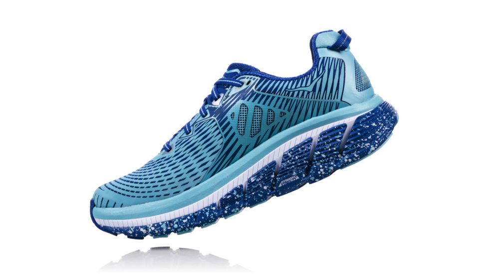 Hoka Womens Gaviota Road Running Shoe, Sky Blue/Surf The Web, 7 US, 1016303-SBSTW-7