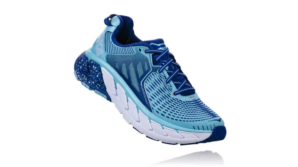 Hoka Womens Gaviota Road Running Shoe, Sky Blue/Surf The Web, 7 US, 1016303-SBSTW-7