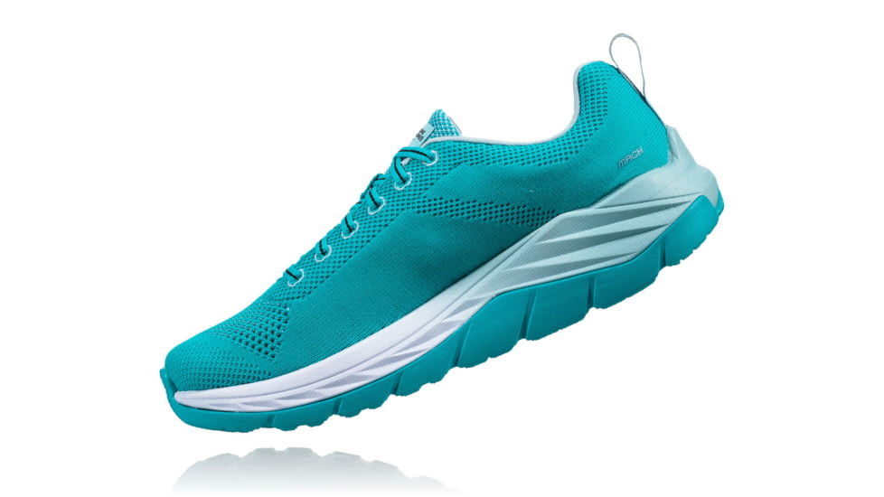 Hoka Womens Mach Road Running Shoe, Bluebird/White, 10.5 US, 1019280-BDWH-10.5