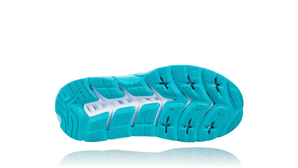 Hoka Womens Mach Road Running Shoe, Bluebird/White, 10.5 US, 1019280-BDWH-10.5