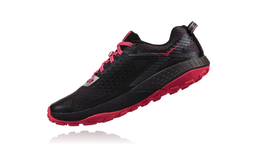 Hoka Womens Speed Instinct 2 Trail Running Shoe, Black/Azalea, 5.5 US, 1016800-BAZL-5.5
