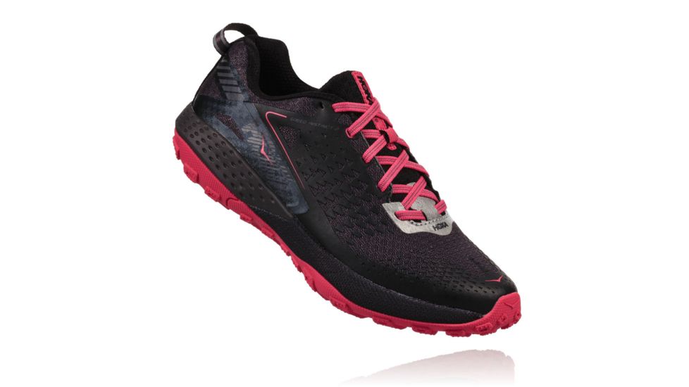 Hoka Womens Speed Instinct 2 Trail Running Shoe, Black/Azalea, 5.5 US, 1016800-BAZL-5.5