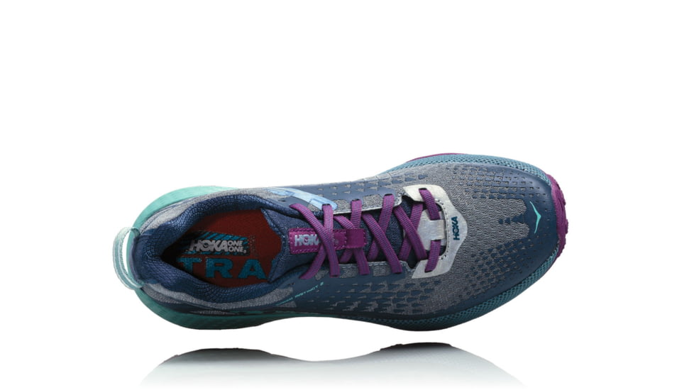 Hoka Womens Speed Instinct 2 Trail Running Shoe, Tradewinds/Vintage Indigo, 6 US, 1016800-TVIN-6
