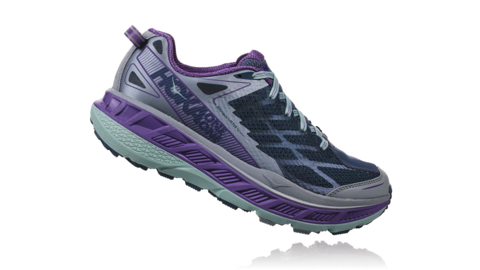 Hoka Womens Stinson ATR 4 Trail Running Shoe, Tradewinds/Vintage Indigo, 6.5 US, 1016789-TVIN-6.5