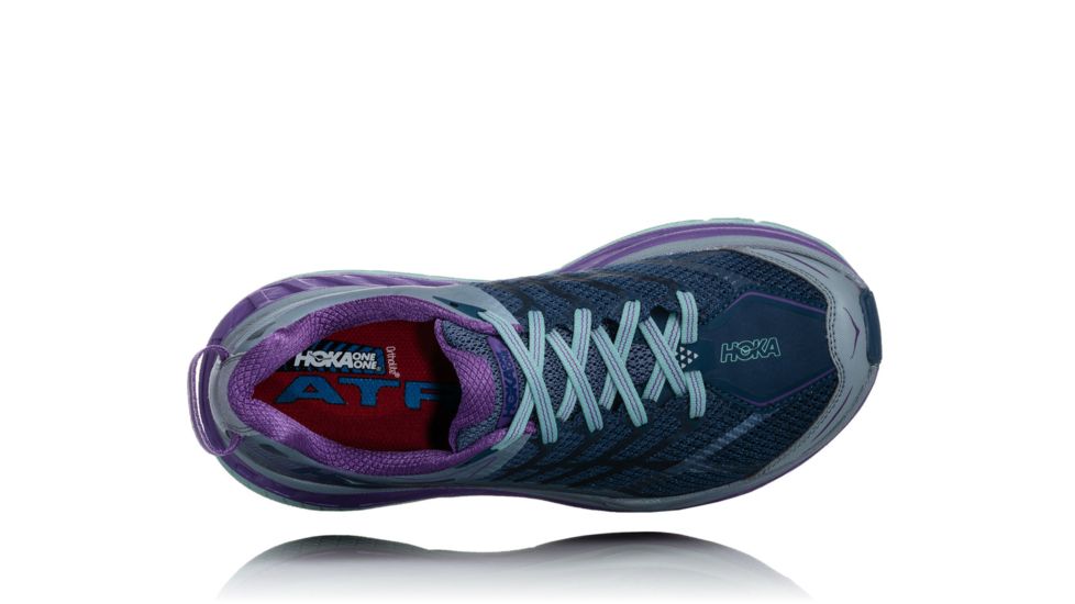 Hoka Womens Stinson ATR 4 Trail Running Shoe, Tradewinds/Vintage Indigo, 6.5 US, 1016789-TVIN-6.5
