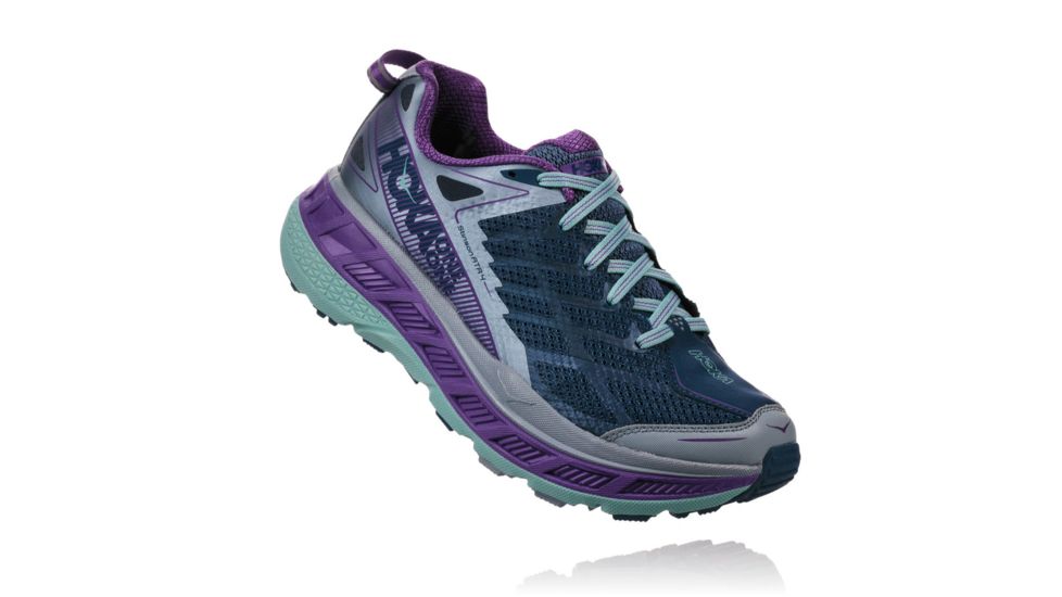 Hoka Women's Stinson ATR 4 Trail Running Shoe, Tradewinds/Vintage Indigo, 8 US, 1016789-TVIN-8