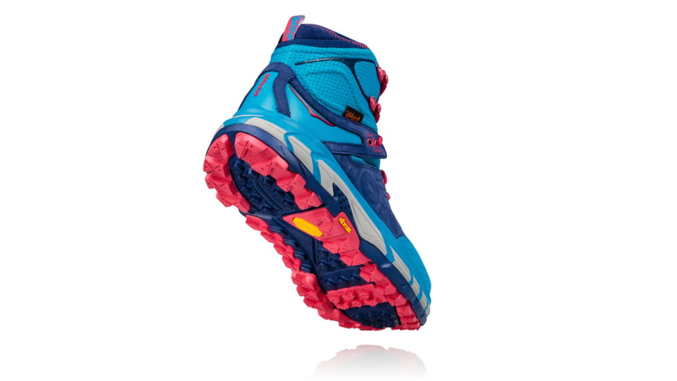 Hoka Womens Tor Ultra Hi WP Hiking Shoe, Blue Jewel/Medieval Blue, 5 US, 1008335-BJMB-5