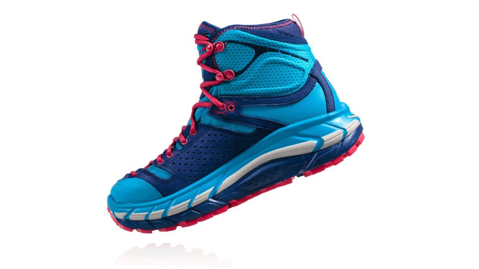 Hoka Womens Tor Ultra Hi WP Hiking Shoe, Blue Jewel/Medieval Blue, 5 US, 1008335-BJMB-5