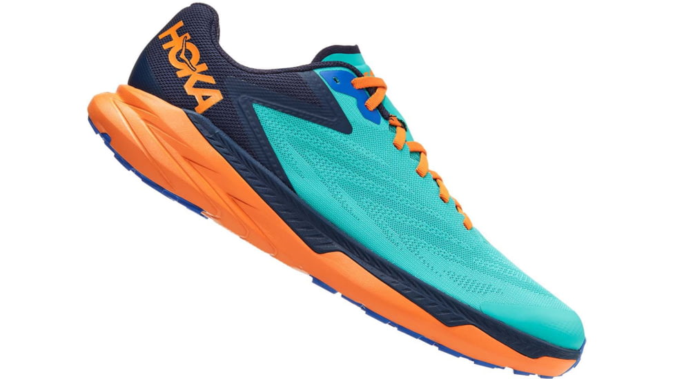 Hoka Zinal Trailrunning Shoes - Mens, Atlantis/Outer Space, 12.5, D, 1119399-AOSP-12.5D