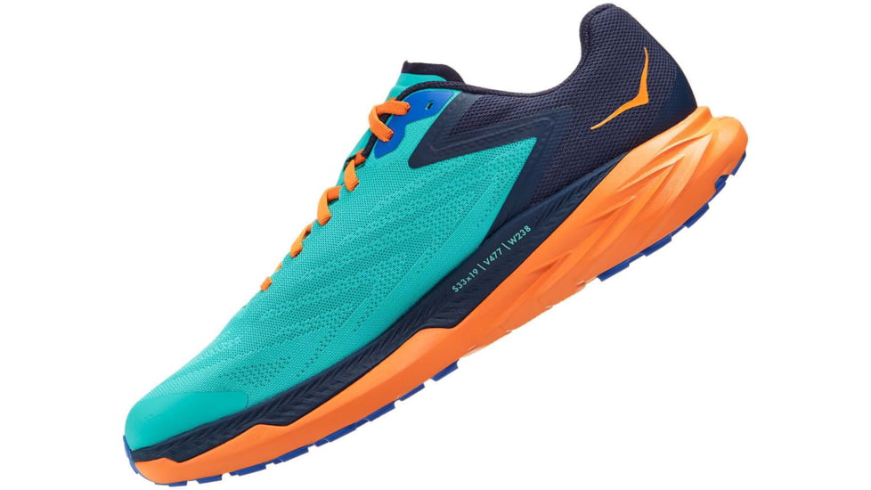 Hoka Zinal Trailrunning Shoes - Mens, Atlantis/Outer Space, 12.5, D, 1119399-AOSP-12.5D