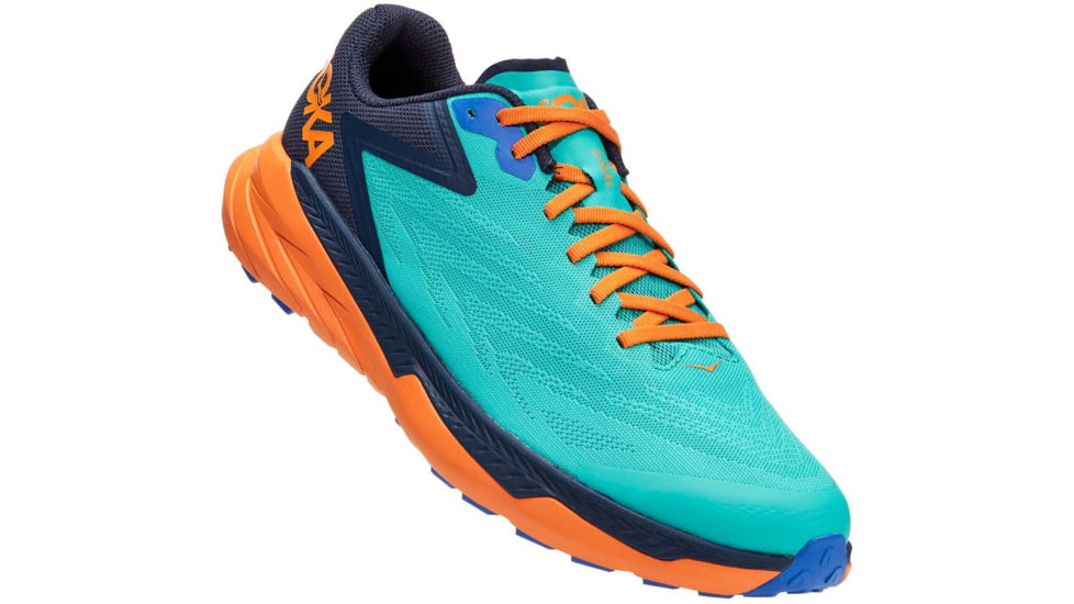 Hoka Zinal Trailrunning Shoes - Men's, Atlantis/Outer Space, 8.5, D, 1119399-AOSP-08.5D