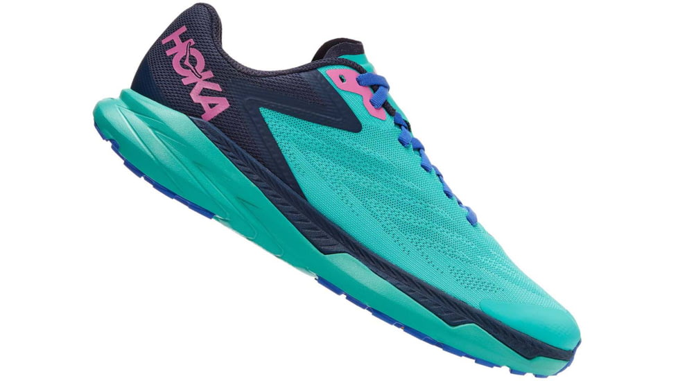 Hoka Zinal Trailrunning Shoes - Womens, Atlantis/Outer Space, 6, B, 1119400-AOSP-06B