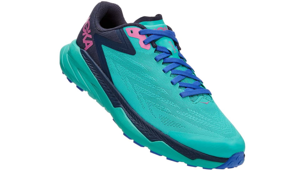 Hoka Zinal Trailrunning Shoes - Womens, Atlantis/Outer Space, 6, B, 1119400-AOSP-06B