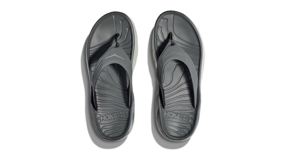 Hoka Ora Recovery Flip Sandal - Mens, Balsam Green/Mercury, 10, 1099675-BGMR-10