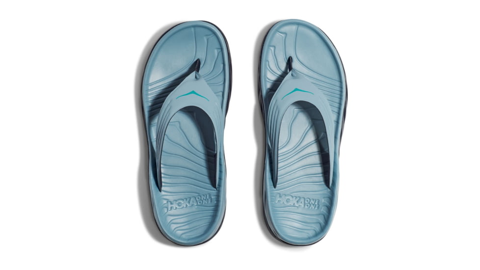Hoka Ora Recovery Flip Sandal - Mens, Stone Blue/Outer Space, 9, 1099675-SBOS-09