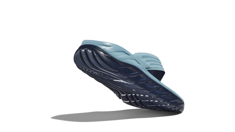 Hoka Ora Recovery Flip Sandal - Mens, Stone Blue/Outer Space, 9, 1099675-SBOS-09