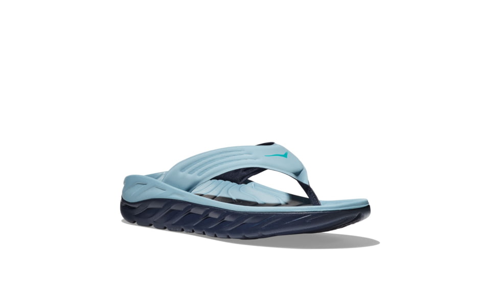 Hoka Ora Recovery Flip Sandal - Mens, Stone Blue/Outer Space, 9, 1099675-SBOS-09