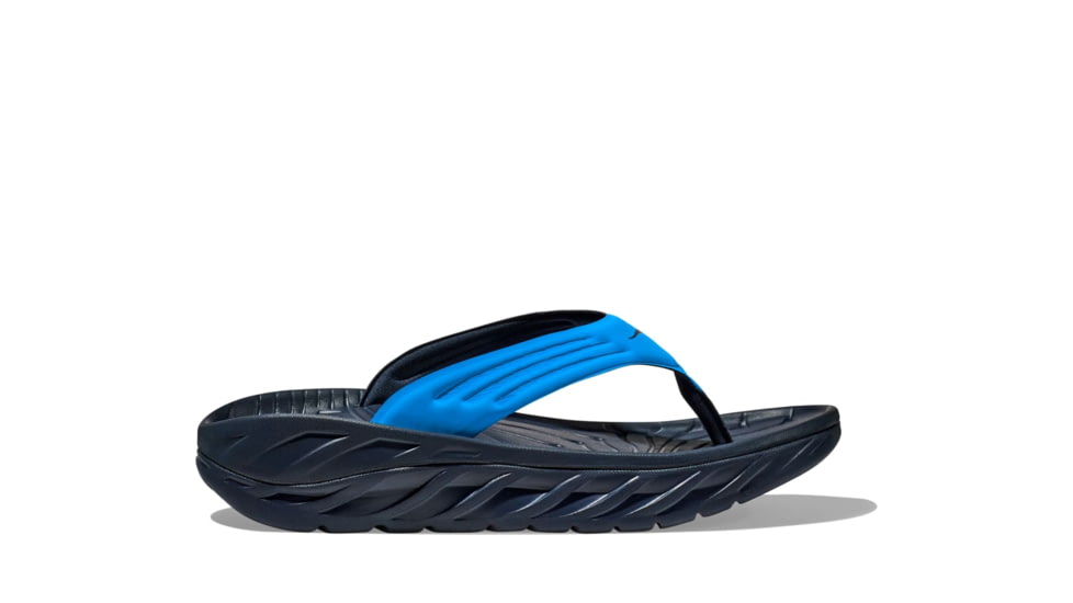 Hoka Ora Recovery Flip Shoes - Mens, Diva Blue/Outer Space, 10, 1099675-DBOSP-10