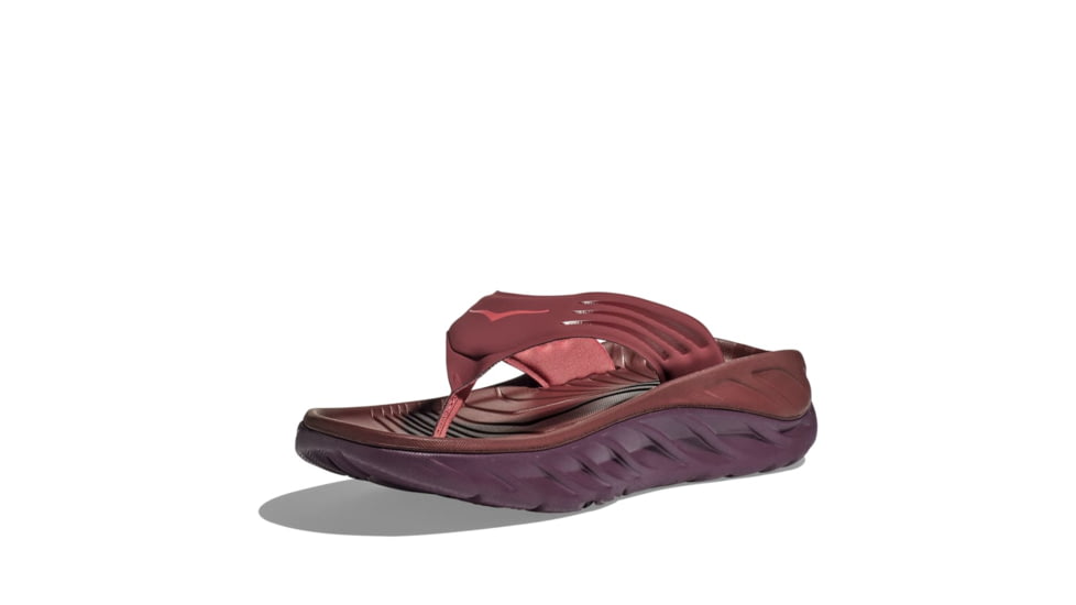 Hoka Ora Recovery Flip Shoes - Mens, Spice/Raisin, 10, 1099675-SCRS-10